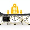 Camping Cot with Mattress YELLOW JACKET Wide 32 Inch Adult-5