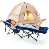 JEAREY Camping Cot Durable Frame Removable Mattress Adult-3