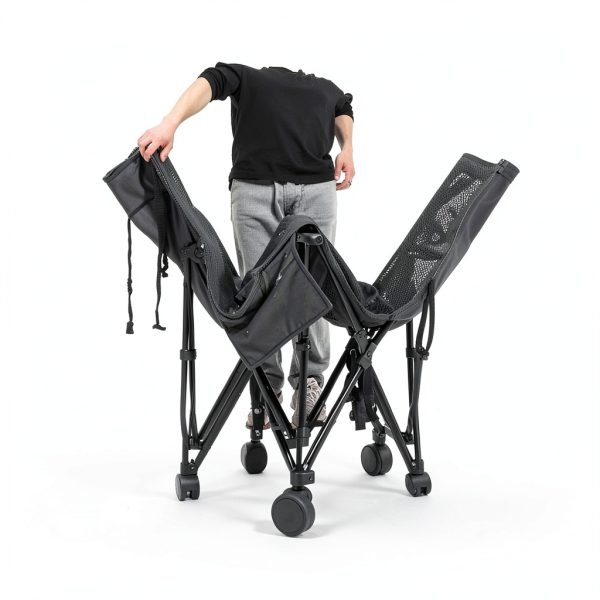 JEAREY Camping Cot Durable Frame Removable Mattress Adult-2