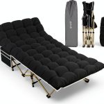 Camping Cot with Mattress YELLOW JACKET Wide 32 Inch Adult-0