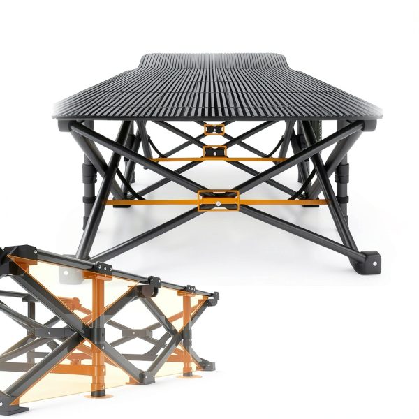 Mopaicot Camping Cot Heavy Duty Steel 450lb Capacity-3