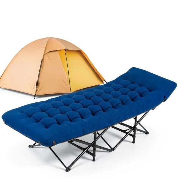 JEAREY Camping Cot Durable Frame Removable Mattress Adult-1