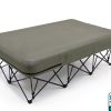 KAMPKEEPER Twin Camping Cot Blue Foldable Steel Frame-3