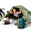 Night Cat Camping Cot Tent Waterproof Aluminum Frame 1-5