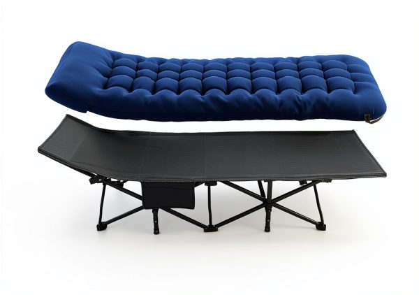 JEAREY Camping Cot Durable Frame Removable Mattress Adult-7