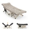 HABUTWAY Camping Cot Heavy Duty Folding Bed with Mattress-7