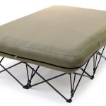 KAMPKEEPER Twin Camping Cot Blue Foldable Steel Frame-0