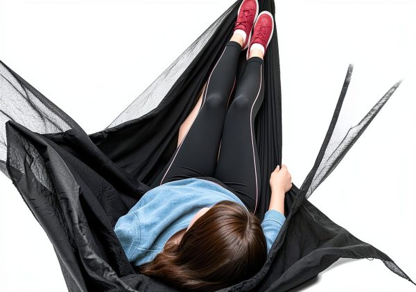 Foxelli Hammock Net Extra Large Lightweight Camping Gear-1