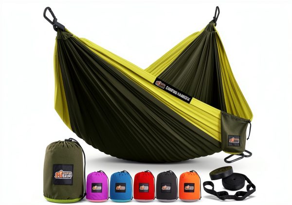 Gorilla Grip Camping Hammock Portable Durable Outdoor Gear-0
