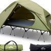 Night Cat Camping Cot Tent Waterproof Aluminum Frame 1-0