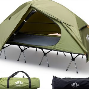 Night Cat Camping Cot Tent Waterproof Aluminum Frame 1-0