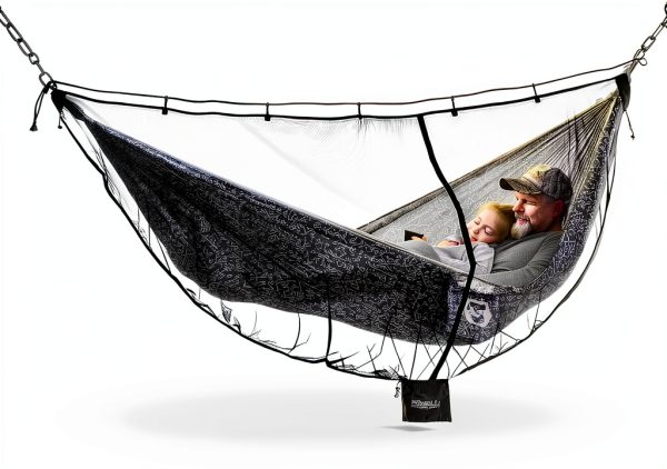 Foxelli Hammock Net Extra Large Lightweight Camping Gear-3