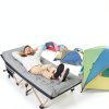 HABUTWAY Camping Cot Heavy Duty Folding Bed with Mattress-5