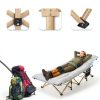 HABUTWAY Camping Cot Heavy Duty Folding Bed with Mattress-4