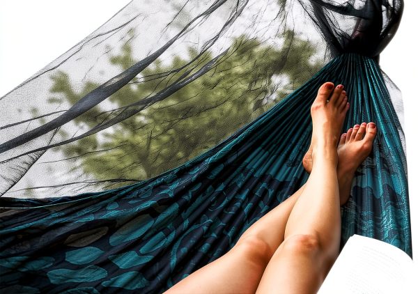 Foxelli Hammock Net Extra Large Lightweight Camping Gear-6