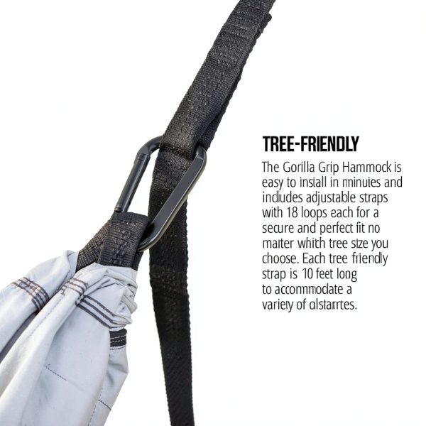 Gorilla Grip Camping Hammock Portable Durable Outdoor Gear-3