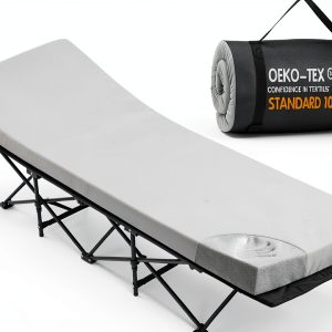 CYMULA Memory Foam Cot Mattress Portable Camping Bed Mat-0