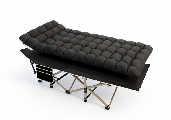 Camping Cot with Mattress YELLOW JACKET Wide 32 Inch Adult-3