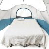 KAMPKEEPER Twin Camping Cot Blue Foldable Steel Frame-1