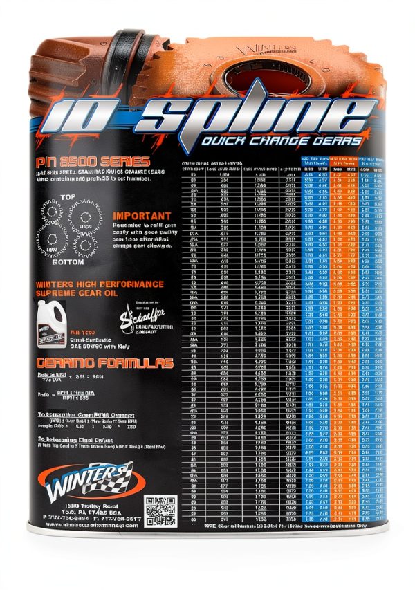 Winters 22 10 Spline Quick Change Gear Set 8522-2