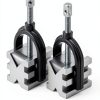 HHIP Cast Iron Angle Plate 2x2x2 Inch Pair Precision Machining Setup-2