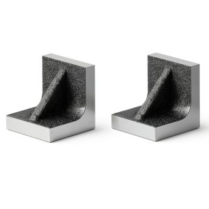 HHIP Cast Iron Angle Plate 2x2x2 Inch Pair Precision Machining Setup-0