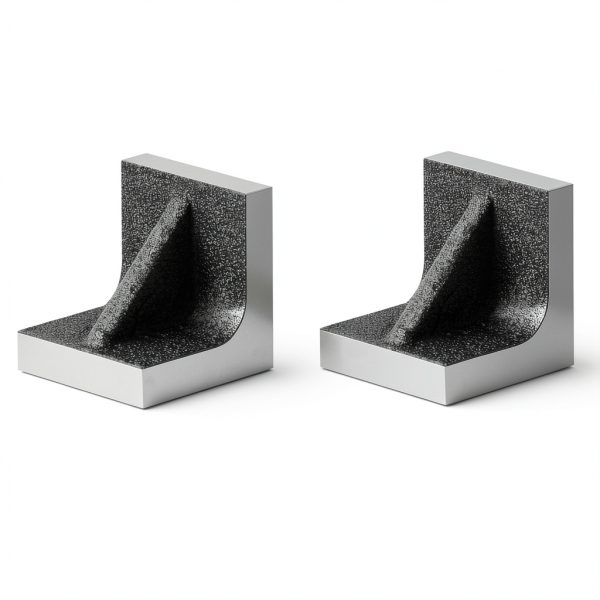 HHIP Cast Iron Angle Plate 2x2x2 Inch Pair Precision Machining Setup-0