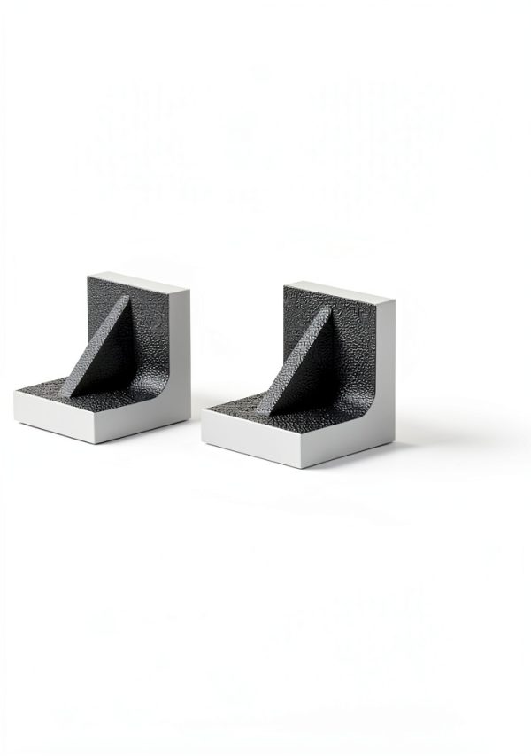 HHIP Cast Iron Angle Plate 2x2x2 Inch Pair Precision Machining Setup-1