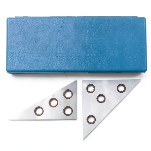 HFS Solid Angle Plate Set 30-60-90 & 45-45-90 Steel 2pcs-4
