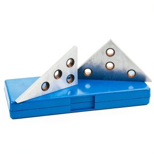 HFS Solid Angle Plate Set 30-60-90 & 45-45-90 Steel 2pcs-0