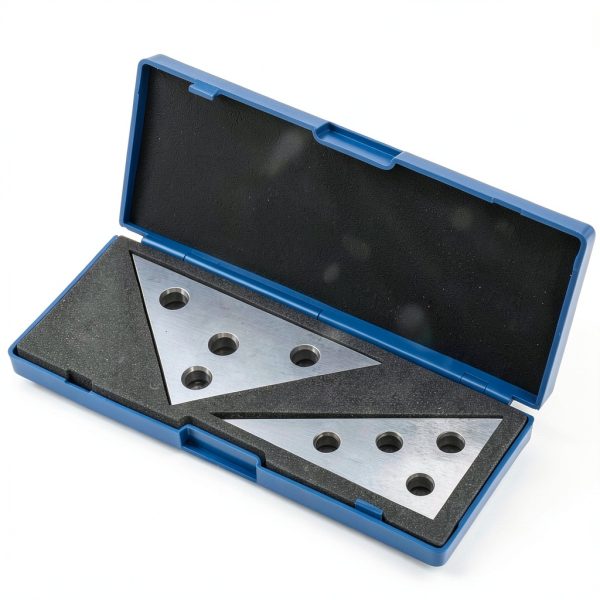 HFS Solid Angle Plate Set 30-60-90 & 45-45-90 Steel 2pcs-2